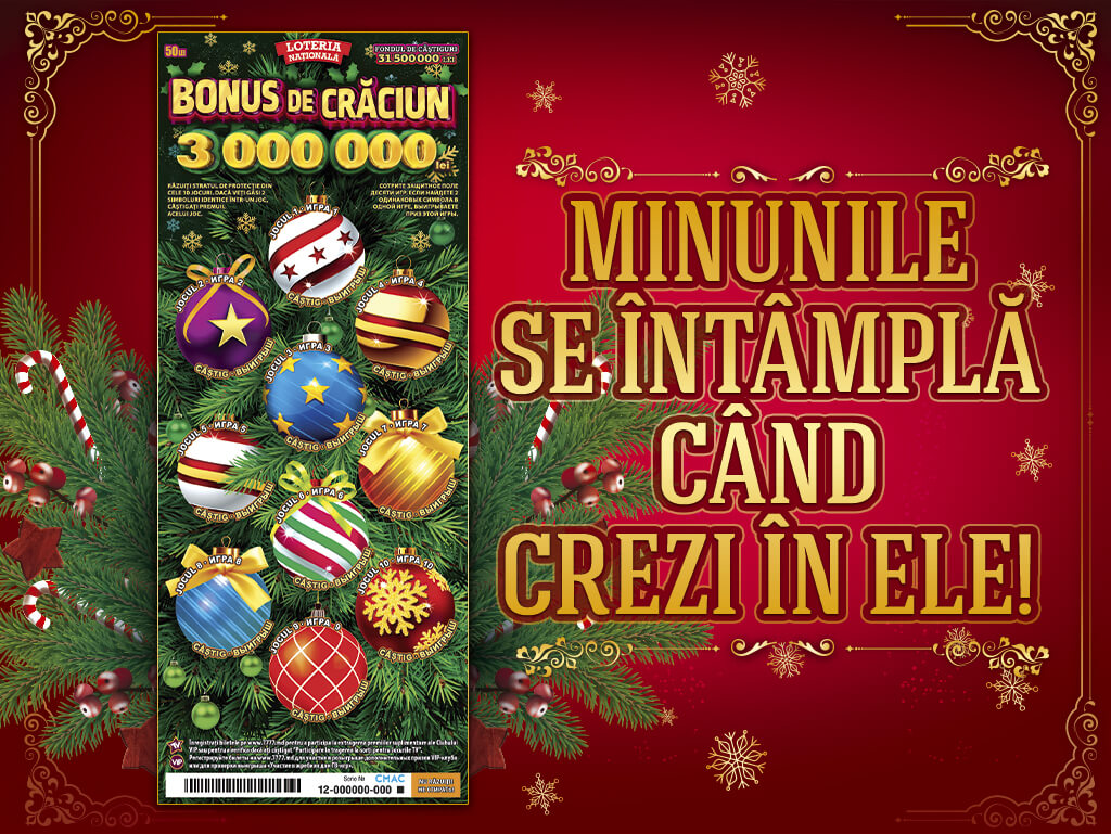 Loteria Națională Bilete De Loterie Bonus De Crăciun