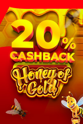 20% Cashback Honey of Gold