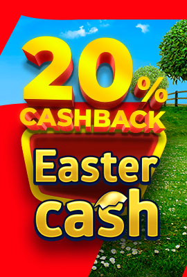 20% Cashback Easter Cash